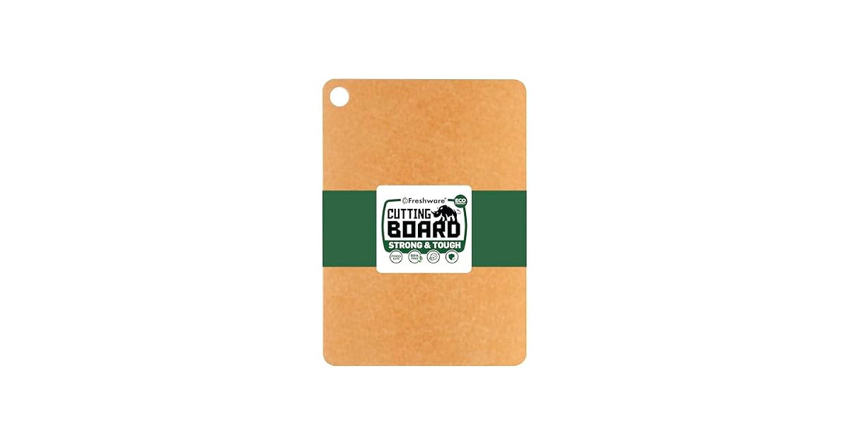 Freshware Wood Cutting Board 18"x13"