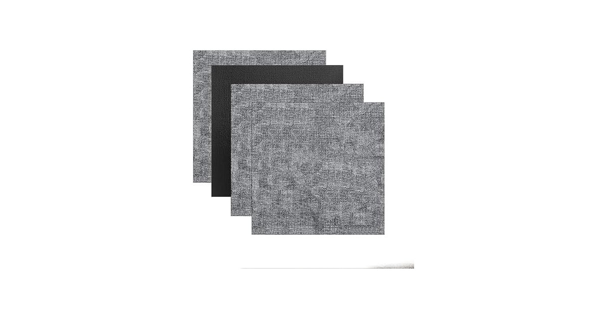 Placemats Set of 4 15" x 15" Heat-Resistant Table Mats for Dining Table Set for 4