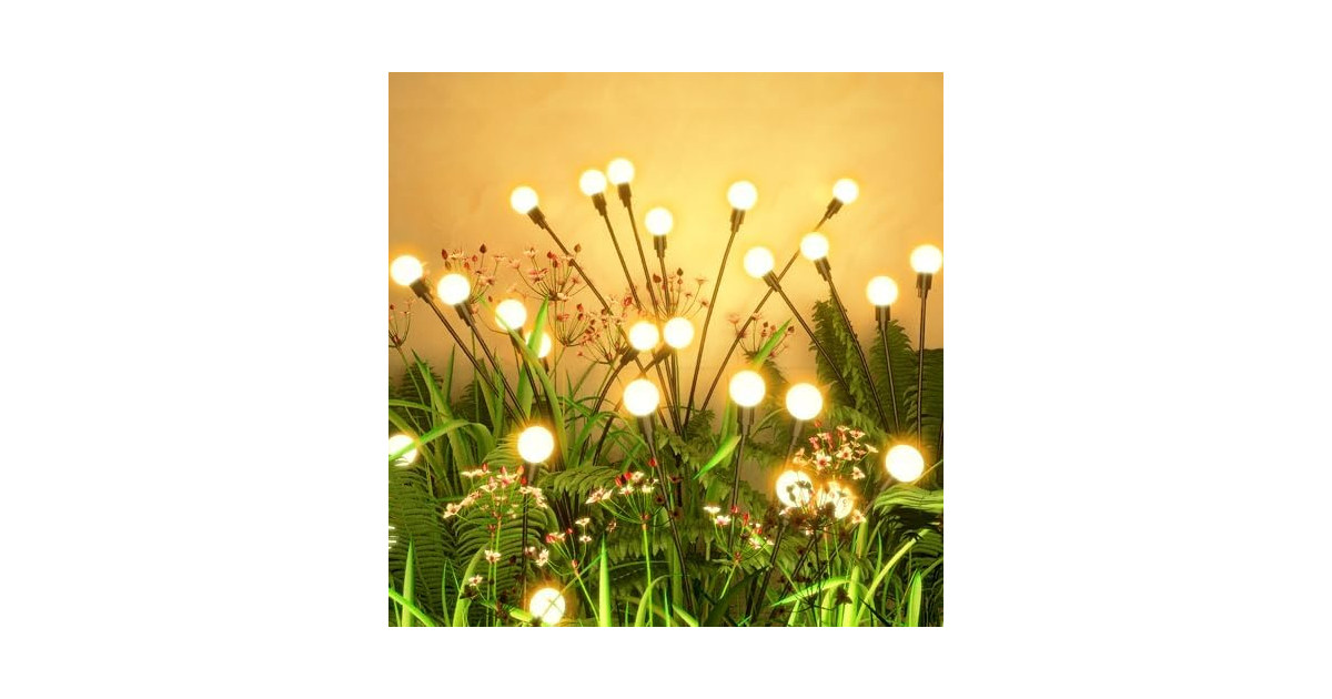 Flumy Solar Garden Lights Outdoor