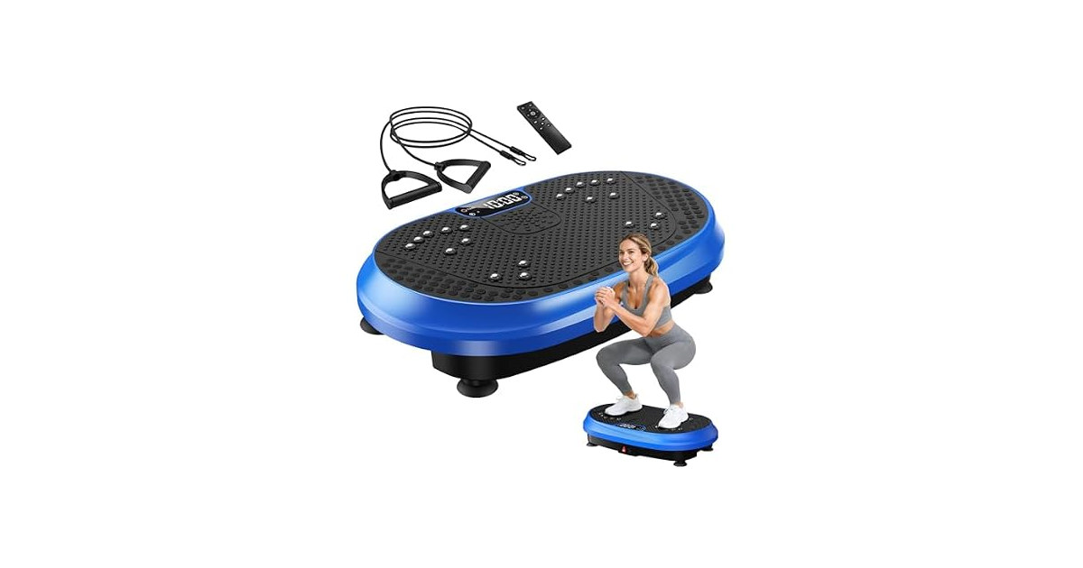 HVX Vibration Plate Exercise Machine 450 lbs Capacity