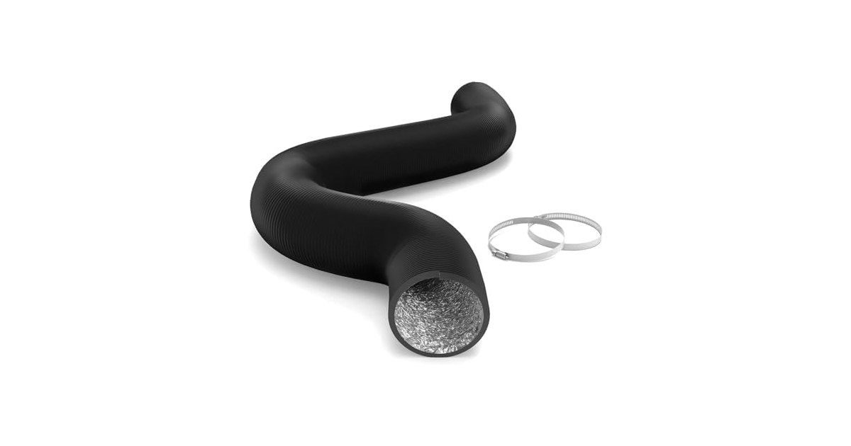 iPower 4 inch 25 feet Flexible Air