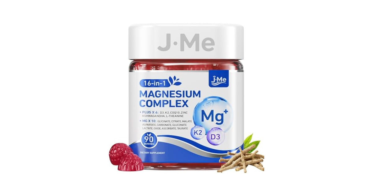 JME 16-in-1 Magnesium Gummies, 90 Count