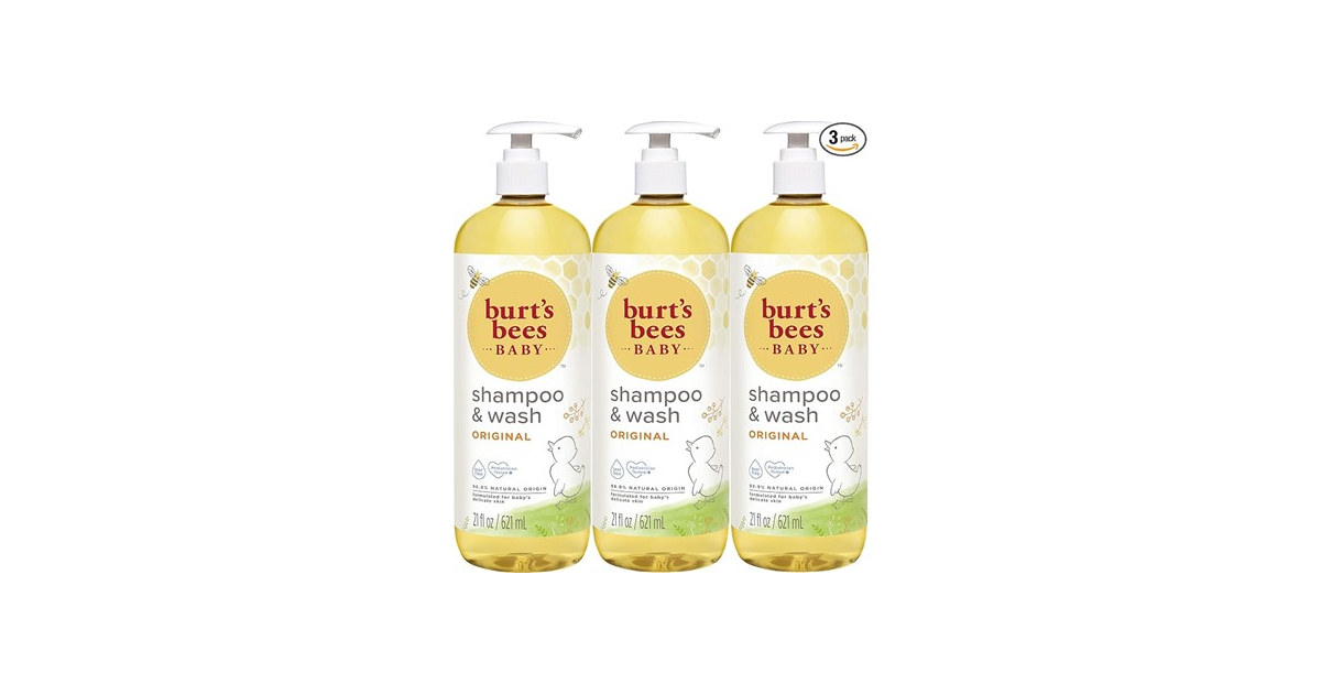 Baby Shampoo & Wash 21oz, 3-Pack