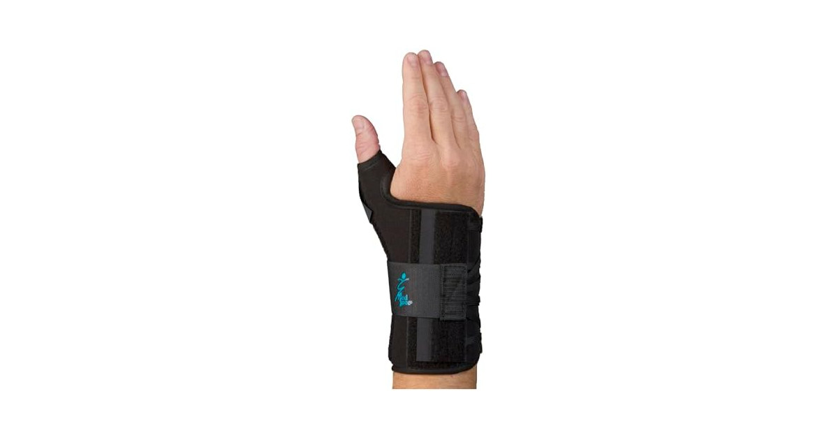 Med Spec Ryno Lacer Wrist Support Black