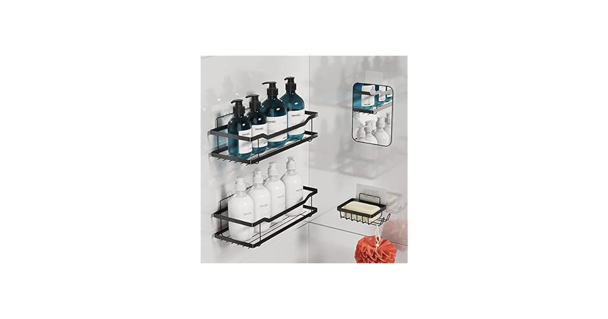 (2 Count) Homeify Bathroom Shower Organizer Set