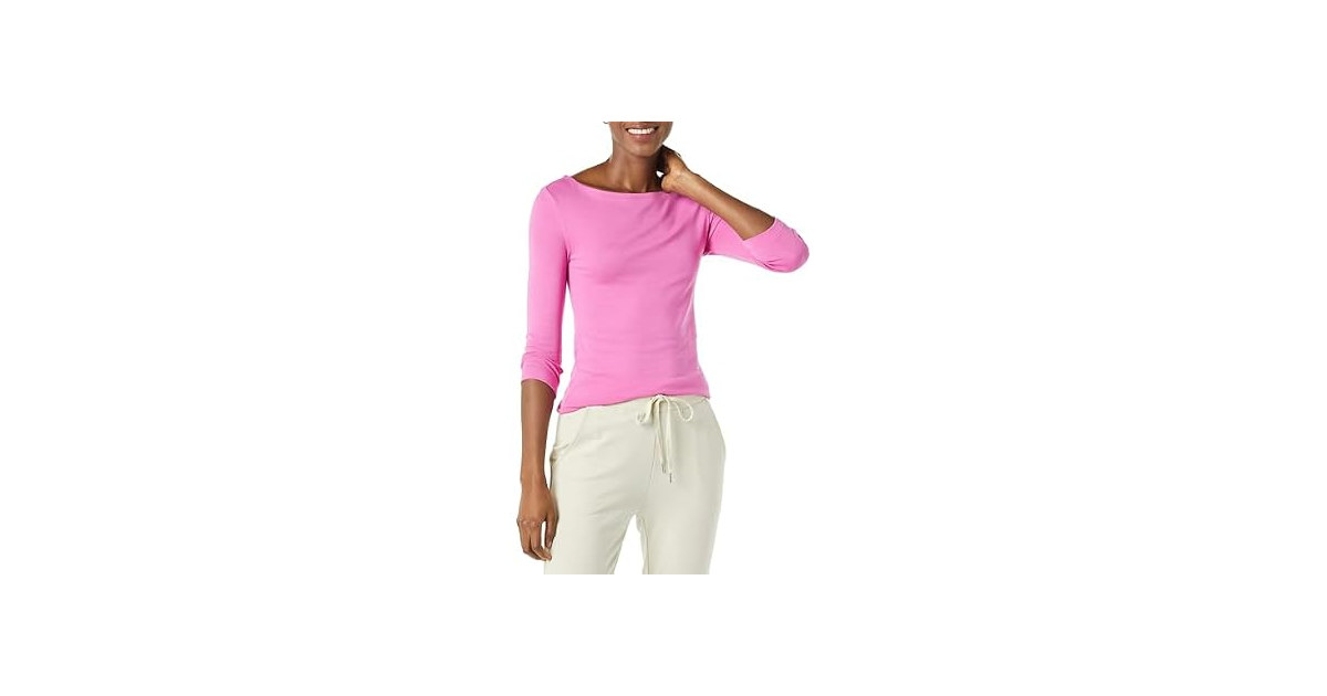Amazon Essentials Women 3/4 Sleeve T-shirt