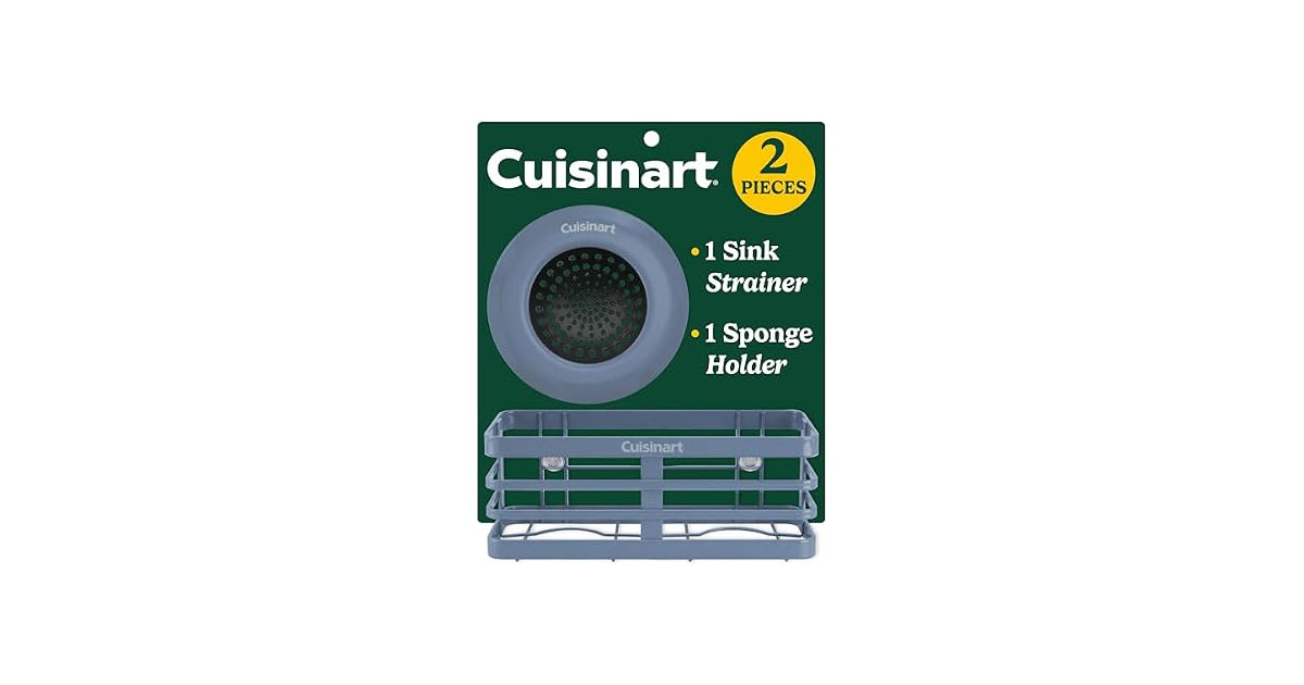 Cuisinart 2 Piece Sink Set – Sink Drain Straine