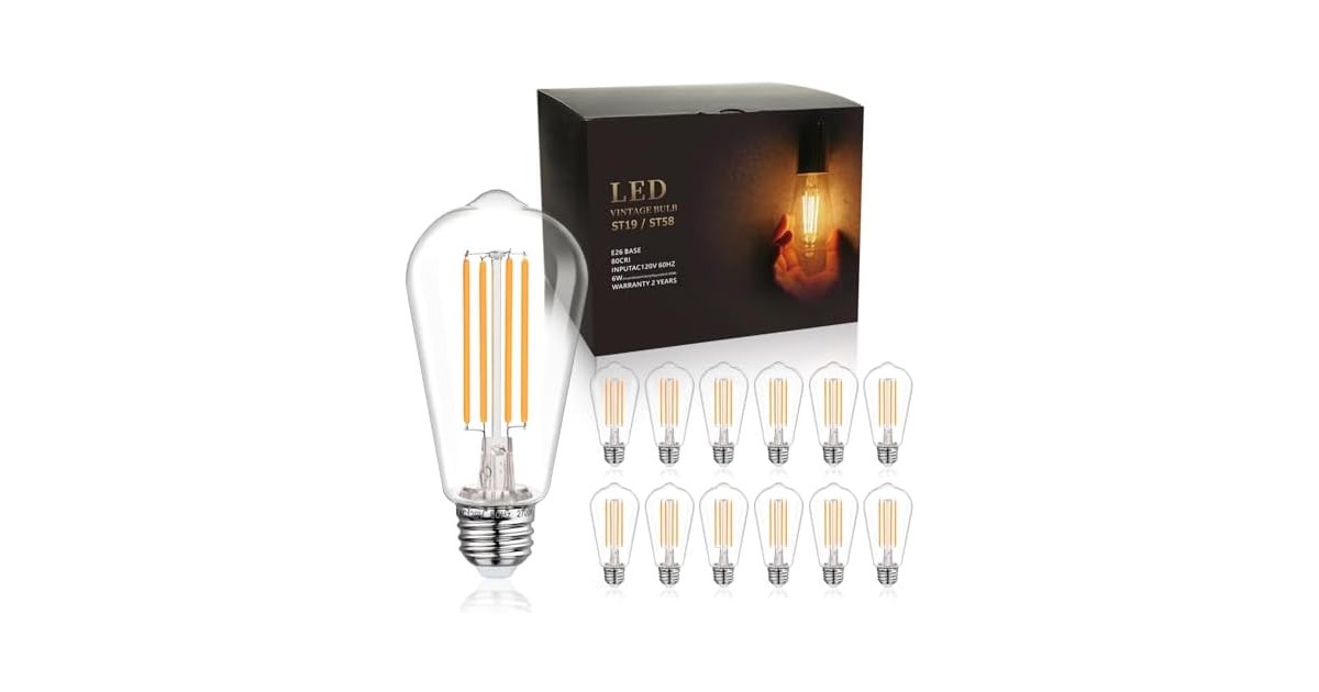 BORT ST58 Edison Bulbs