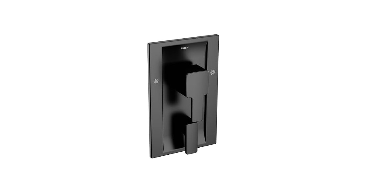 Moen 90 Degree Matte Black Posi-Temp