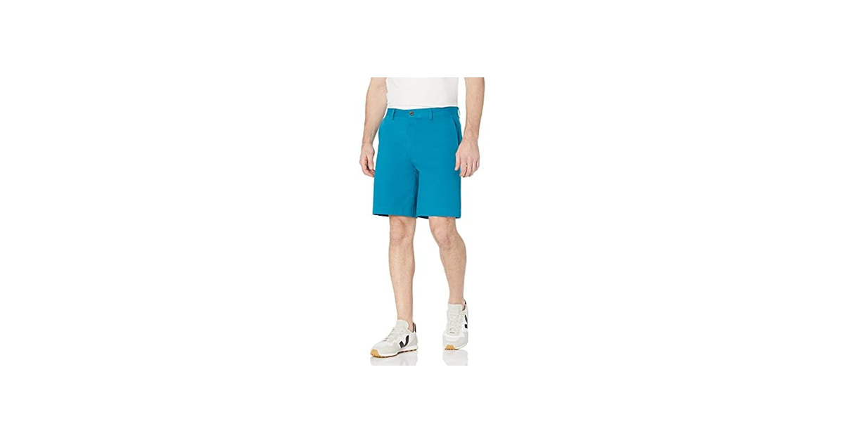 Amazon Essentials Classic-Fit 9in Shorts Teal (42)