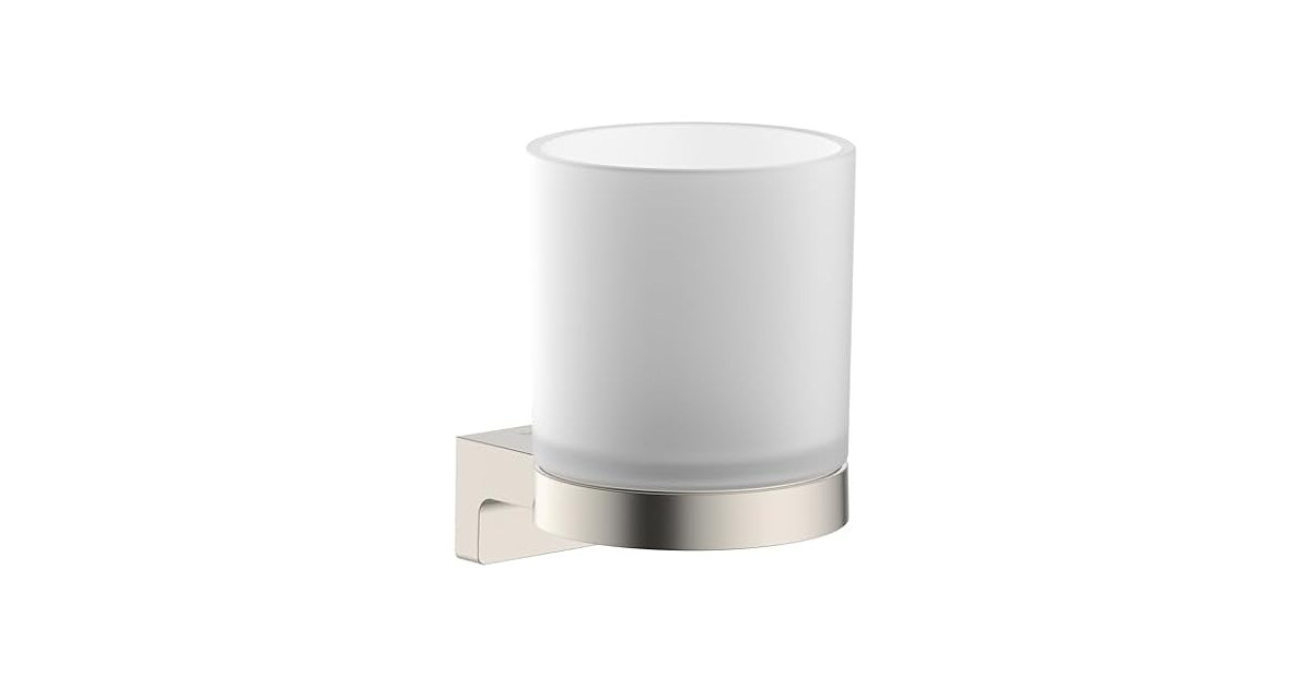 hansgrohe AddStoris S Modern Tumbler in Polished Nickel