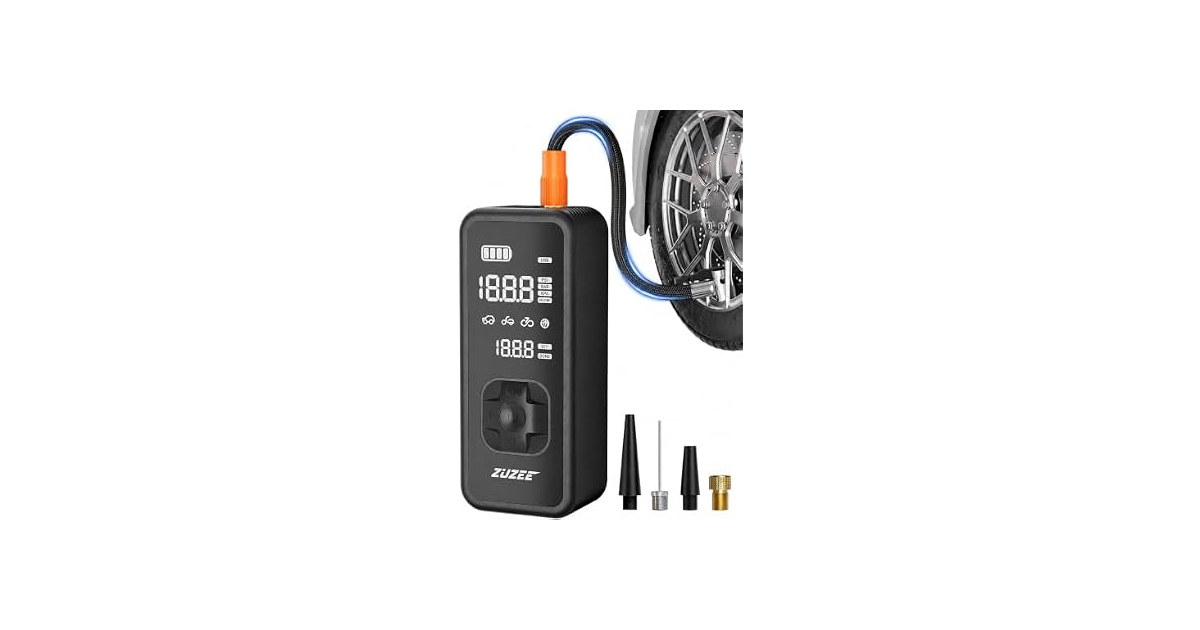 ZUZEE Tire Inflator Portable Air