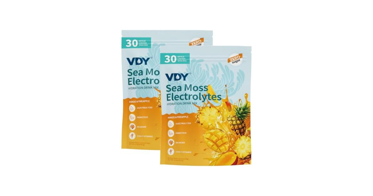 VDY Sea Moss Electrolytes Powder Packets