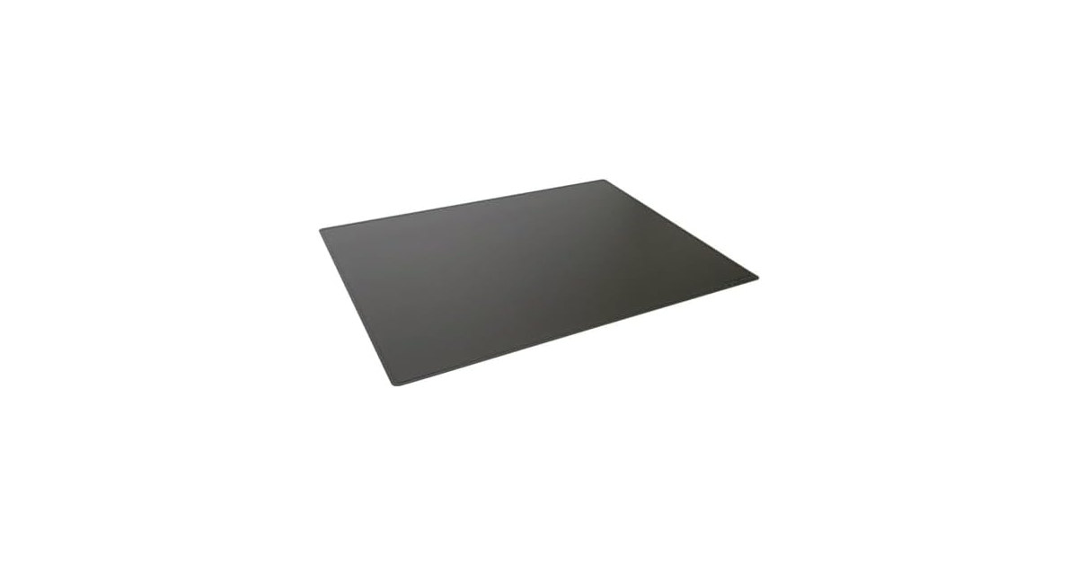 Durable Contoured Edge Black Desk Pad 26" x 19"
