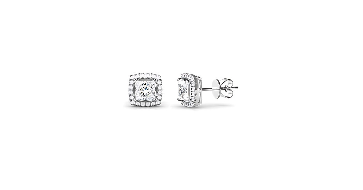 Halo Stud Earrings