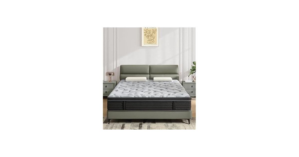 PECHINOU 12 Inch King Size Mattress
