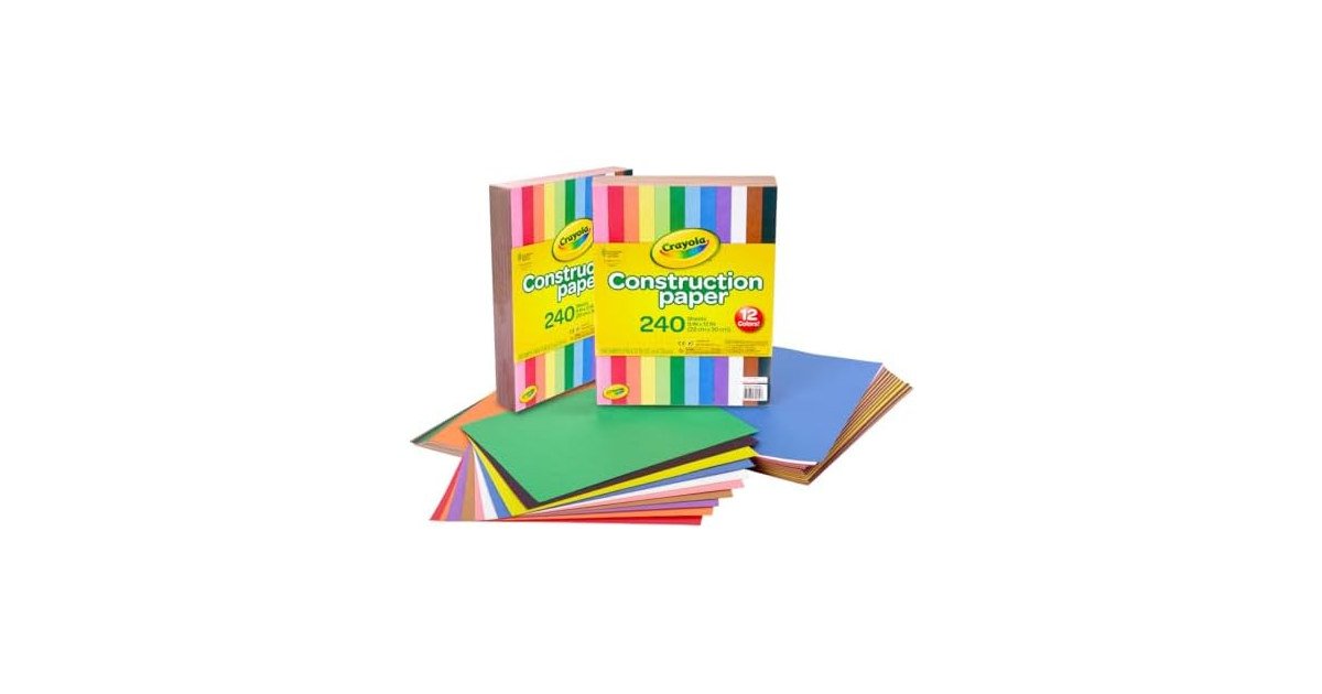 Crayola Construction Paper Bulk Pack