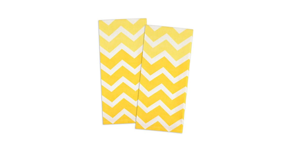 DII Kitchen Towel Collection Decorative Cotton Dishtowel Set