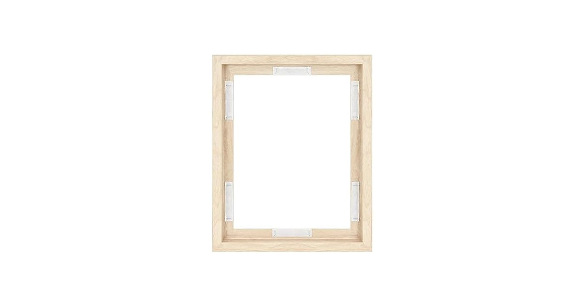 MCS Canvas Float Frame, 11x14, Natural Woodgrain