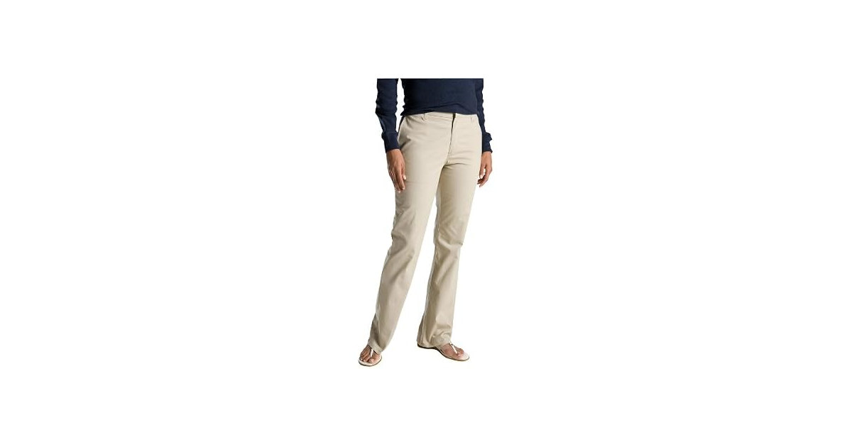 Dickies Women (16 Long) Flat Front Stretch Pant