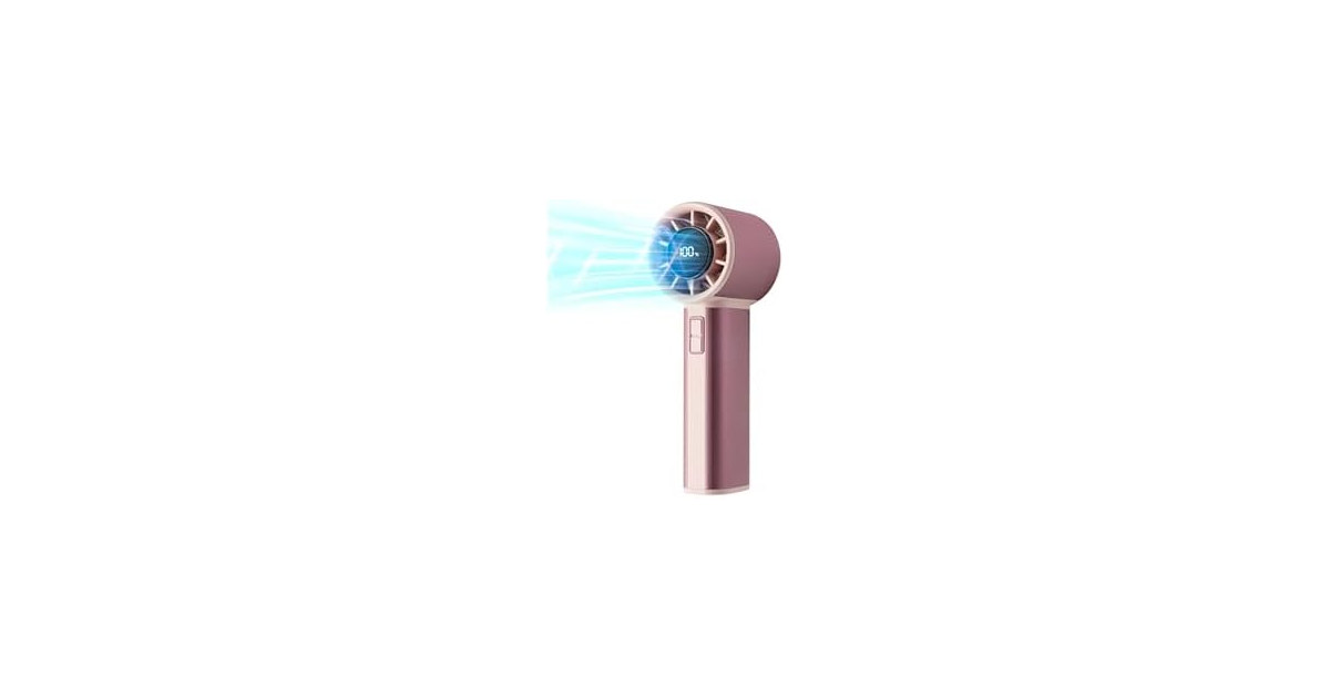 Sowmow Rose Gold Handheld Turbo Fan