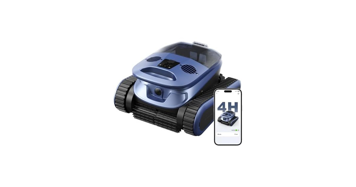 5600GPH Robotic Pool Cleaner,240Min