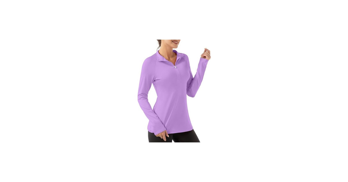 FKEEP Women's Polo Shirts Long Sleeve