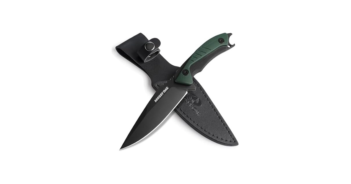 Mossy Oak 9.5" Hunting Knife with Sheath