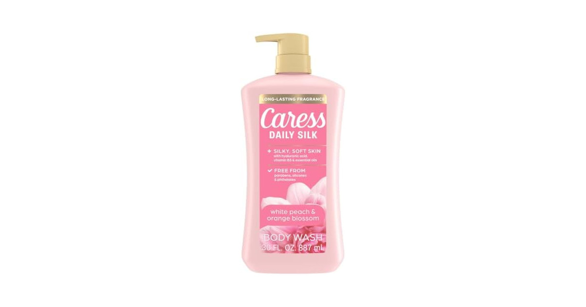 Caress Daily Silk, White peach and
