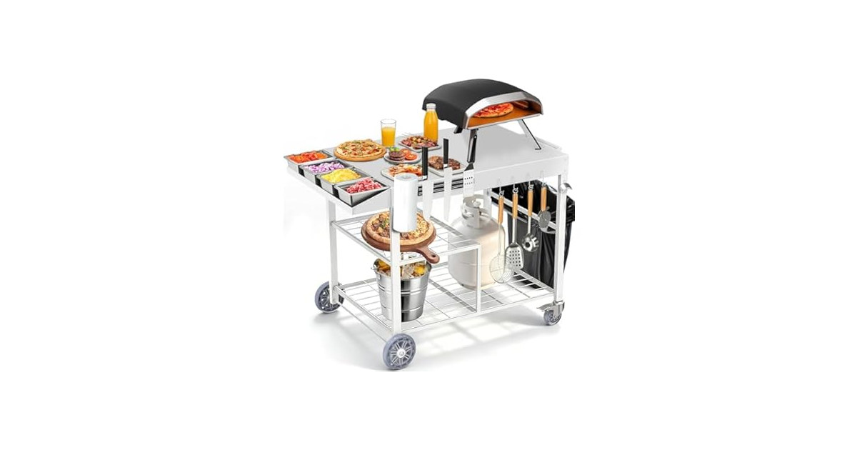 COZEER Outdoor Grill Table
