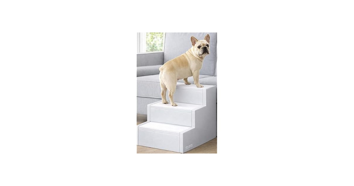 Pet Gear Pet Step III Pet Stairs, Platinum