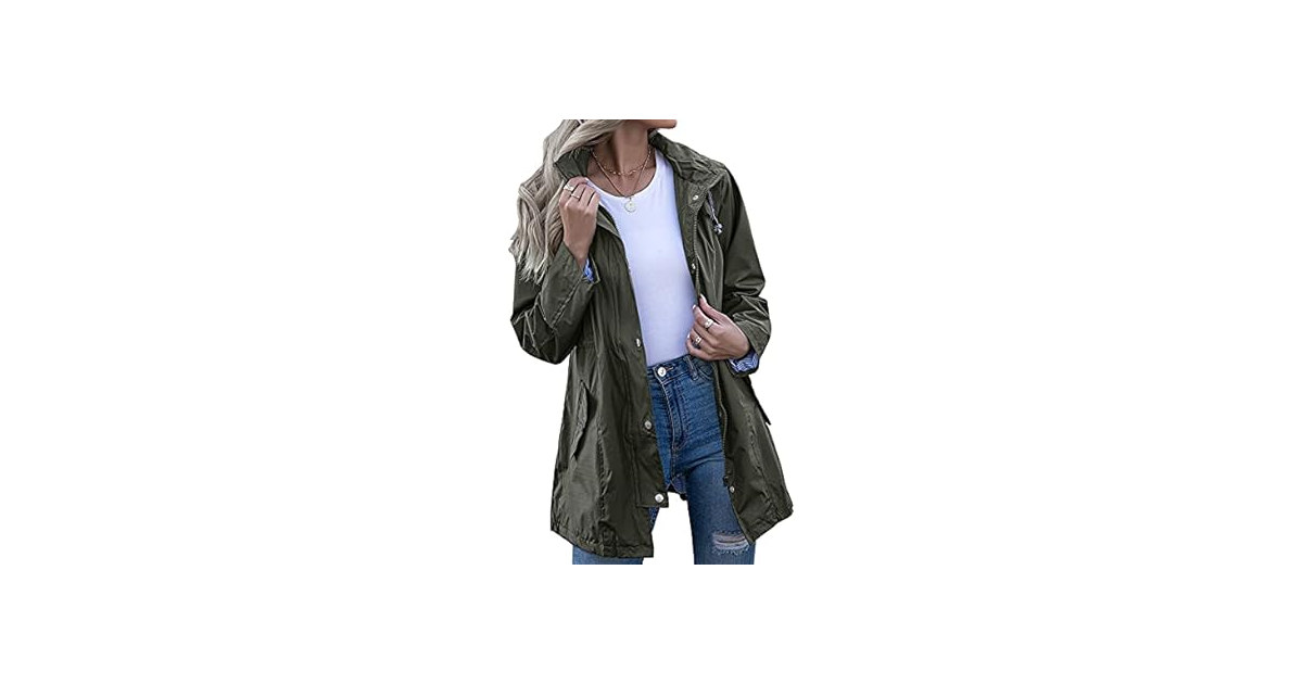 Women's Hooded Lightweight Raincoat