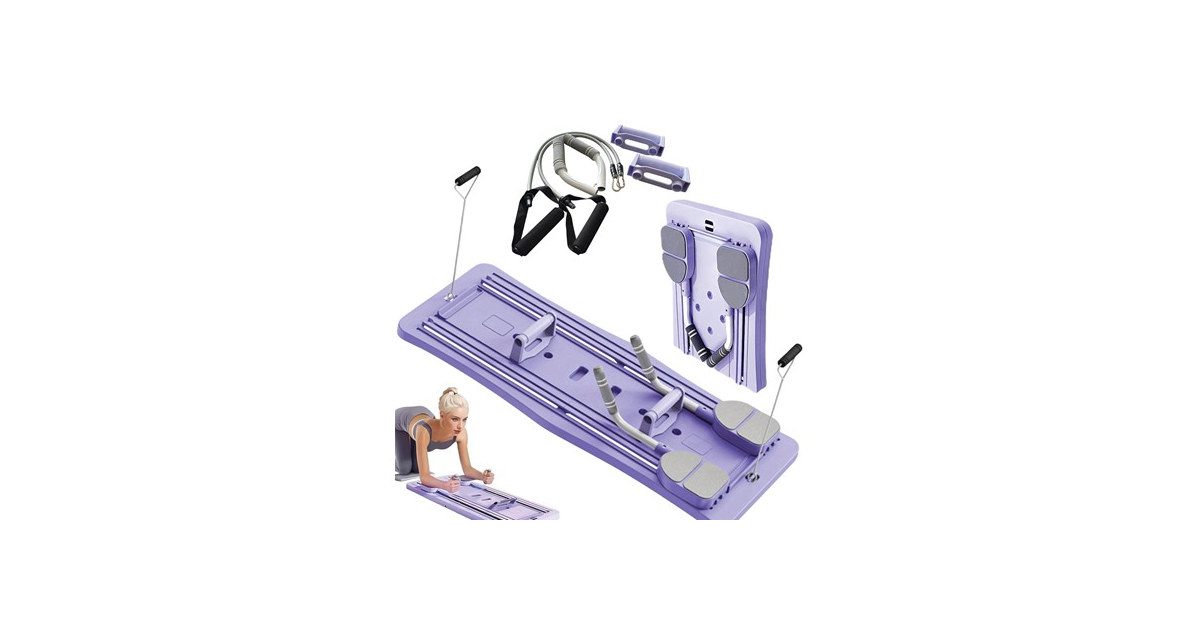 Foldable Pilates Board with Timer