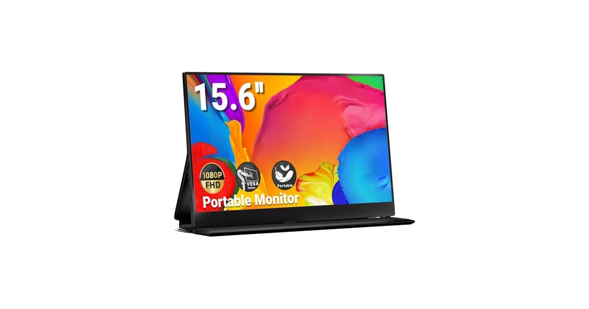 Ingnok Portable Monitor for Laptop,15.6'' 1080P
