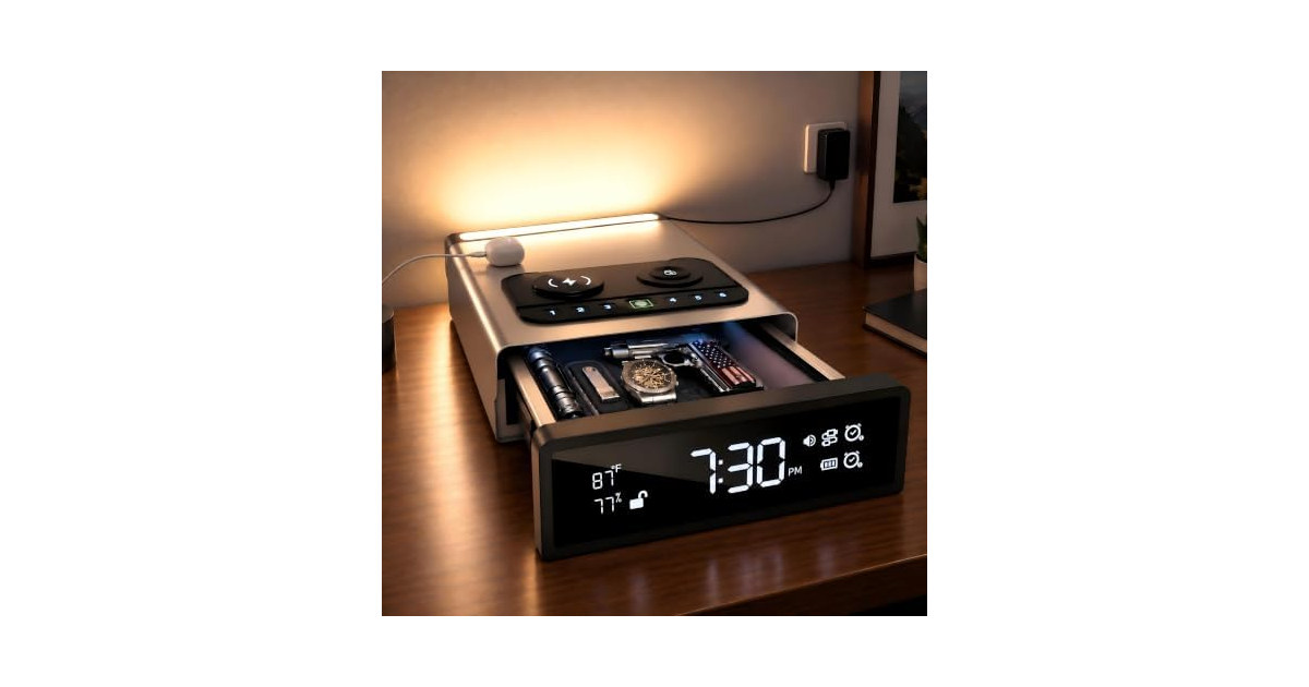 Grimtron Handgun Safe Ambient Light WC