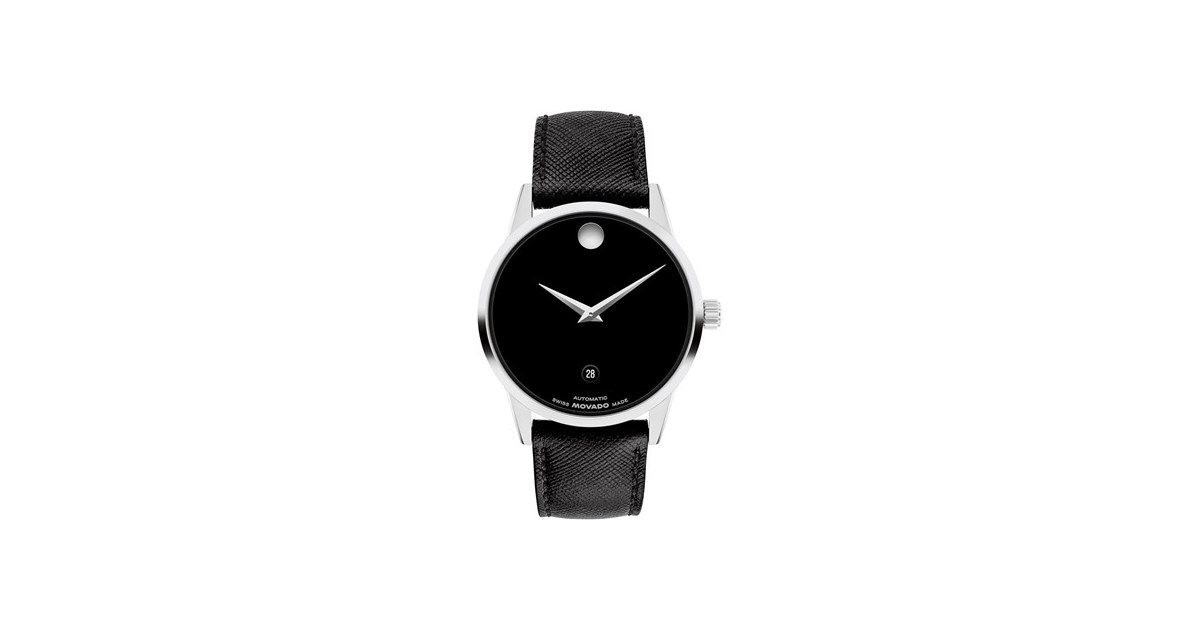 Movado Men's Museum Classic Automatic Black Watch