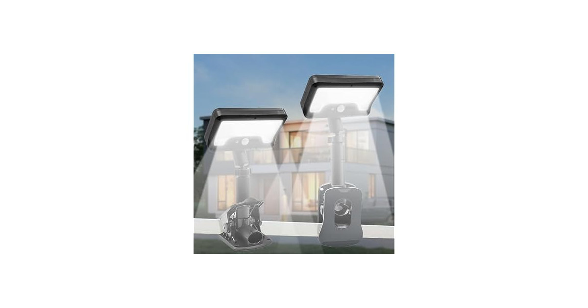 Hakol 2 PACK Clip On Solar Motion Lights Outdoor