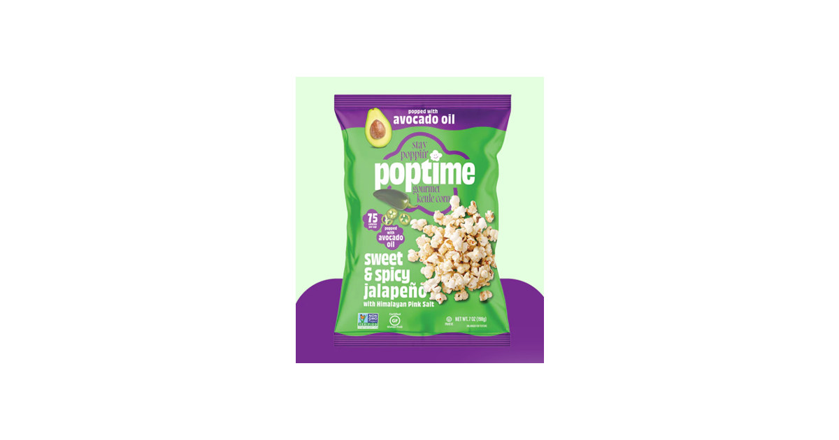 50ct Poptime Popcorn - Sweet and Spicy Jalapeno