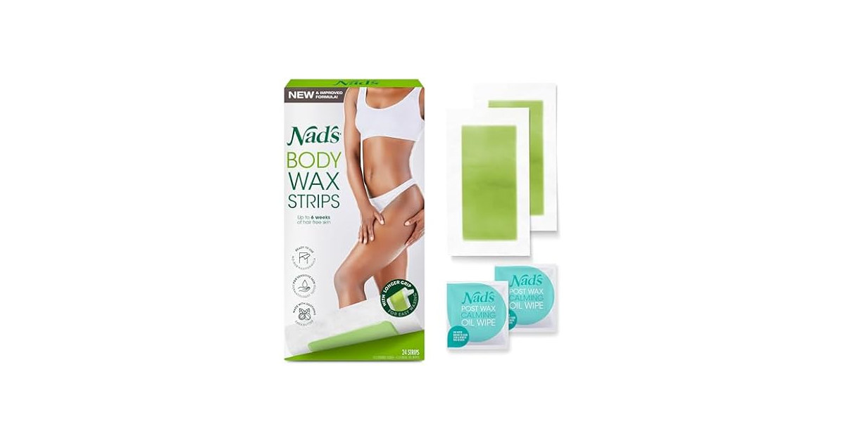 Nads Body Wax Strips 24 Count
