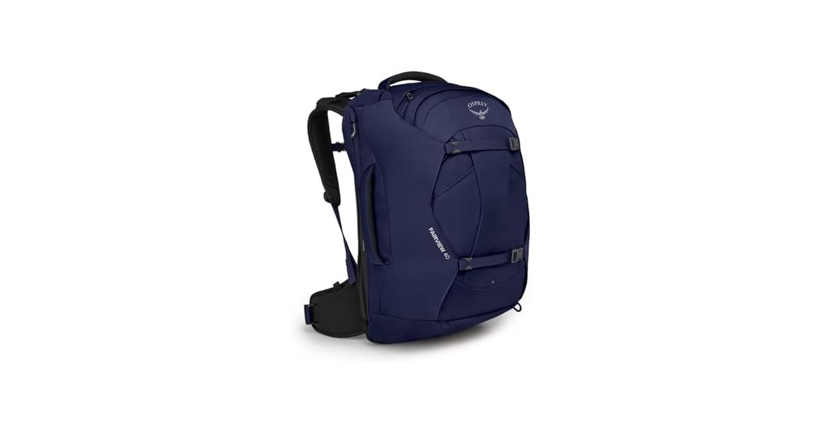 Osprey 10003686 Fairview 40LWomen's Travel Backpack, Navy (Open Box)