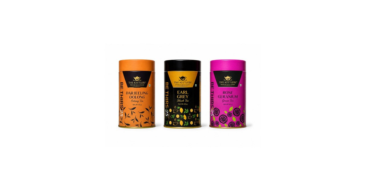 (3pk) Rose Oolong Loose Leaf Tea Set