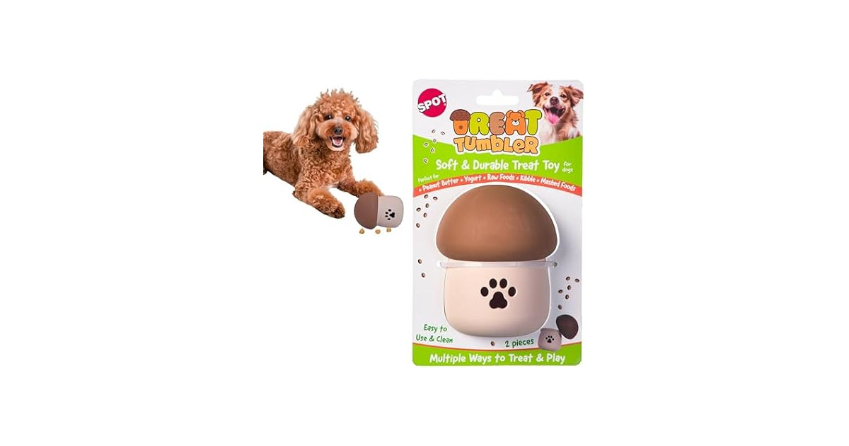 SPOT Treat Tumbler Mushroom – Freezable & Fillable