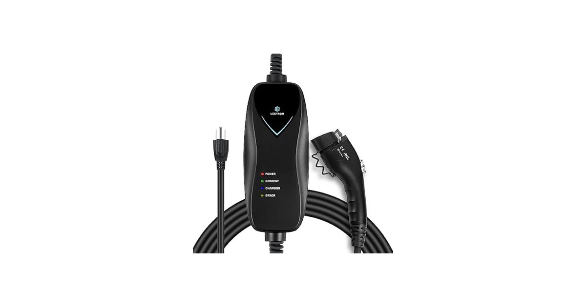 Lectron Level 1 EV Charger ETL Certified 110V 15 A
