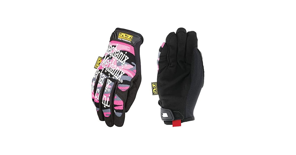 2 Pairs Mechanix Wear Women’s Pink Work Gloves