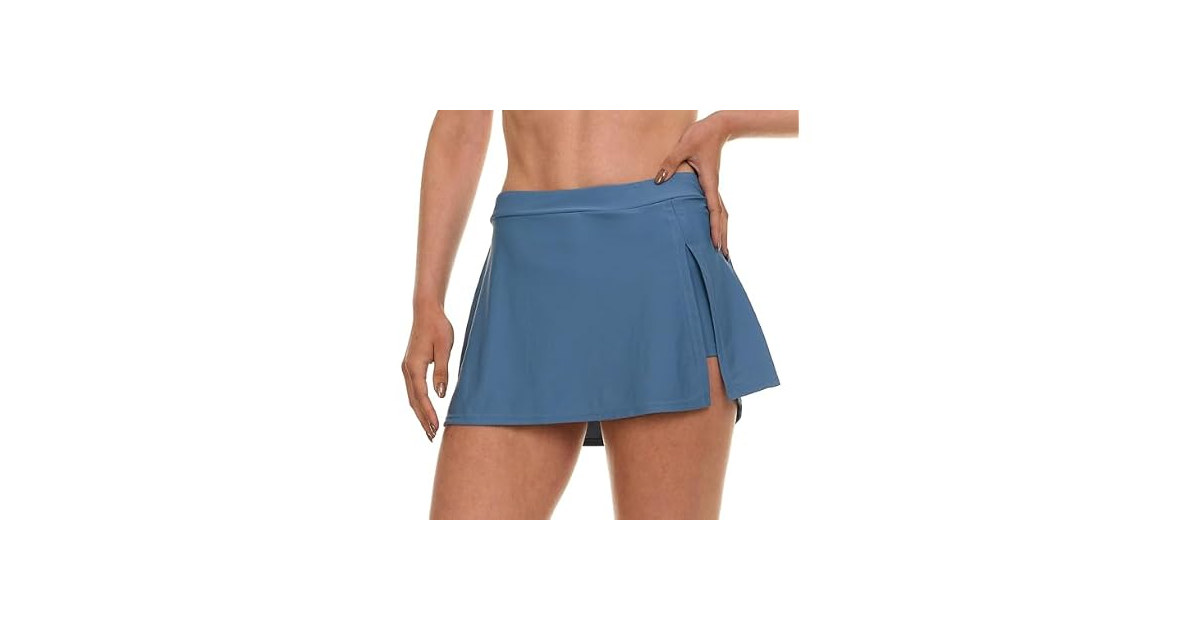 Reebok Womens Swim Skirt w Shorts Liner