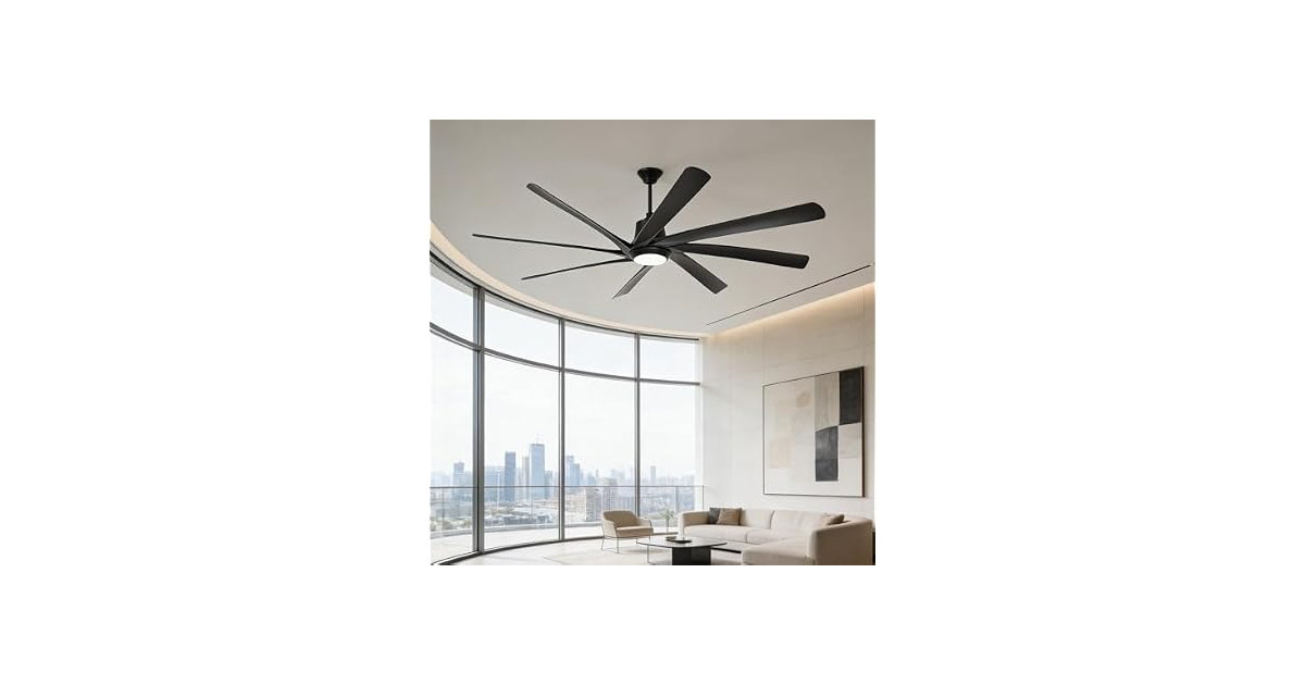 Parrot Uncle 100 Inch Ceiling Fan with Light