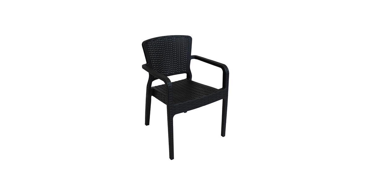 Sunnydaze Decor TLA-767 Segonia Arm Chair Black