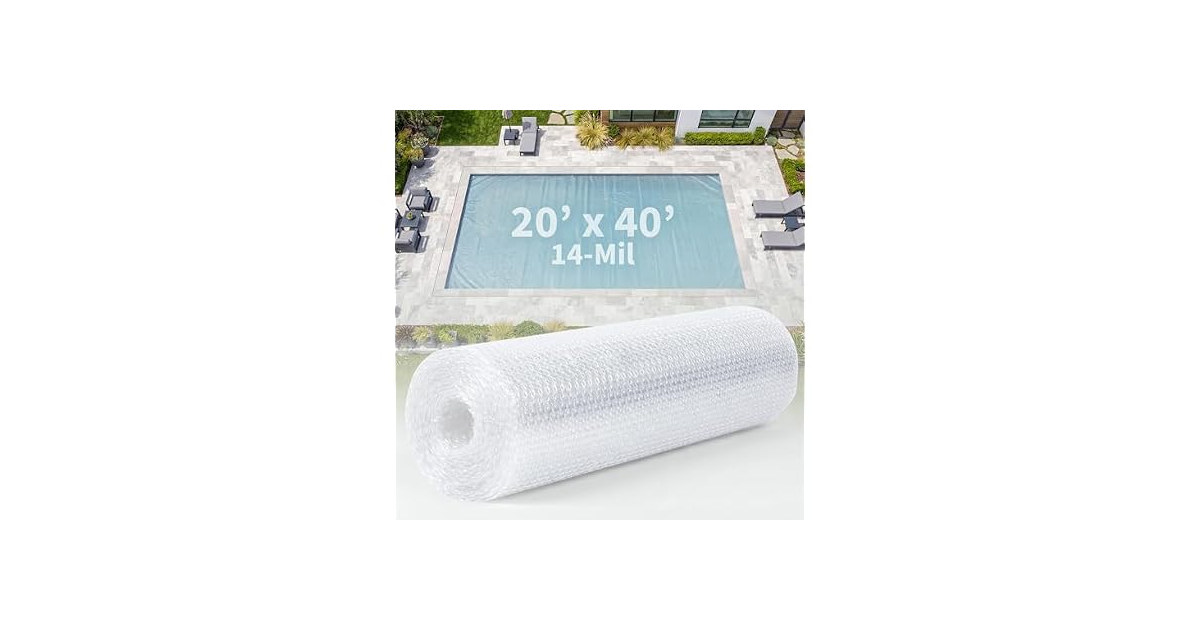 Blue Wave 20x40-ft Rectangle Solar Cover