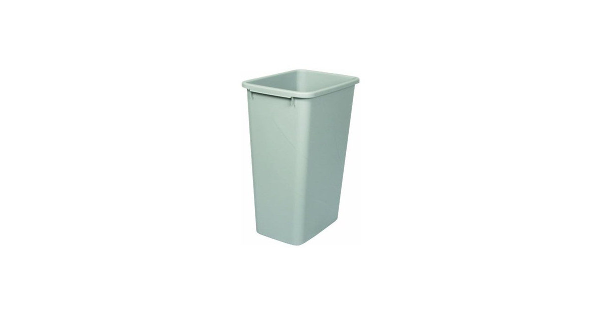 Knape & Vogt 50qt Trash Can, Contractor