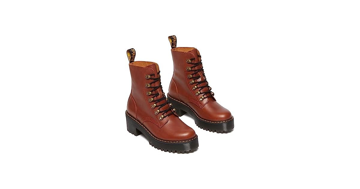Dr. Martens Women's Leona Leather Heeled